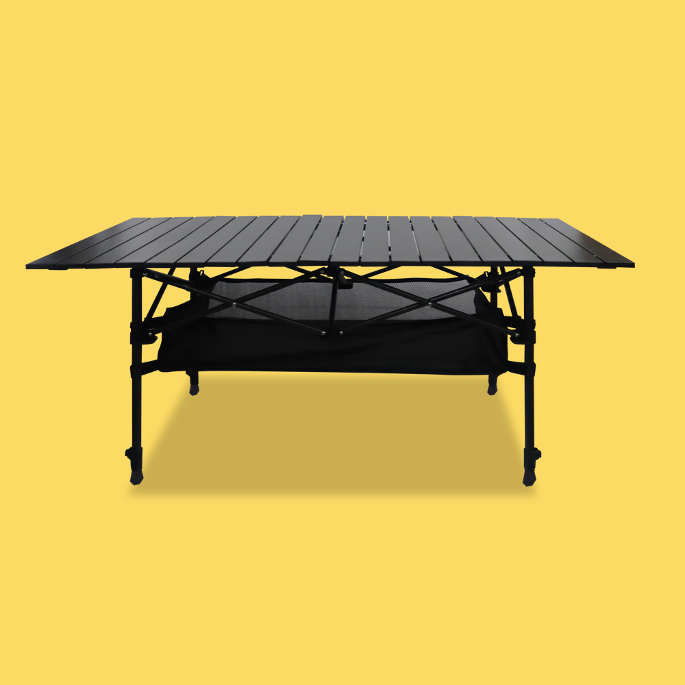 바론 캠핑용 롤 테이블 특대형 높이조절 접이식 경량 차박