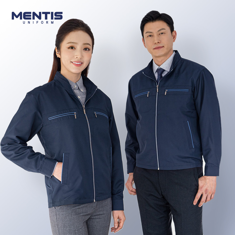 멘티스 MT-631 남녀공용 작업복 편한 봄 근무 자켓