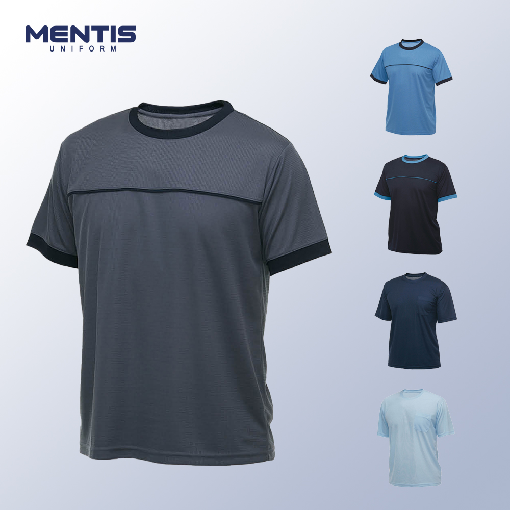 멘티스 유니폼 티셔츠 회사 근무복 반팔 여름 남녀공용