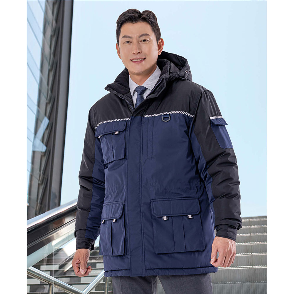 멘티스 MT-2791 겨울작업복 유니폼 파카 점퍼 상의 근무복