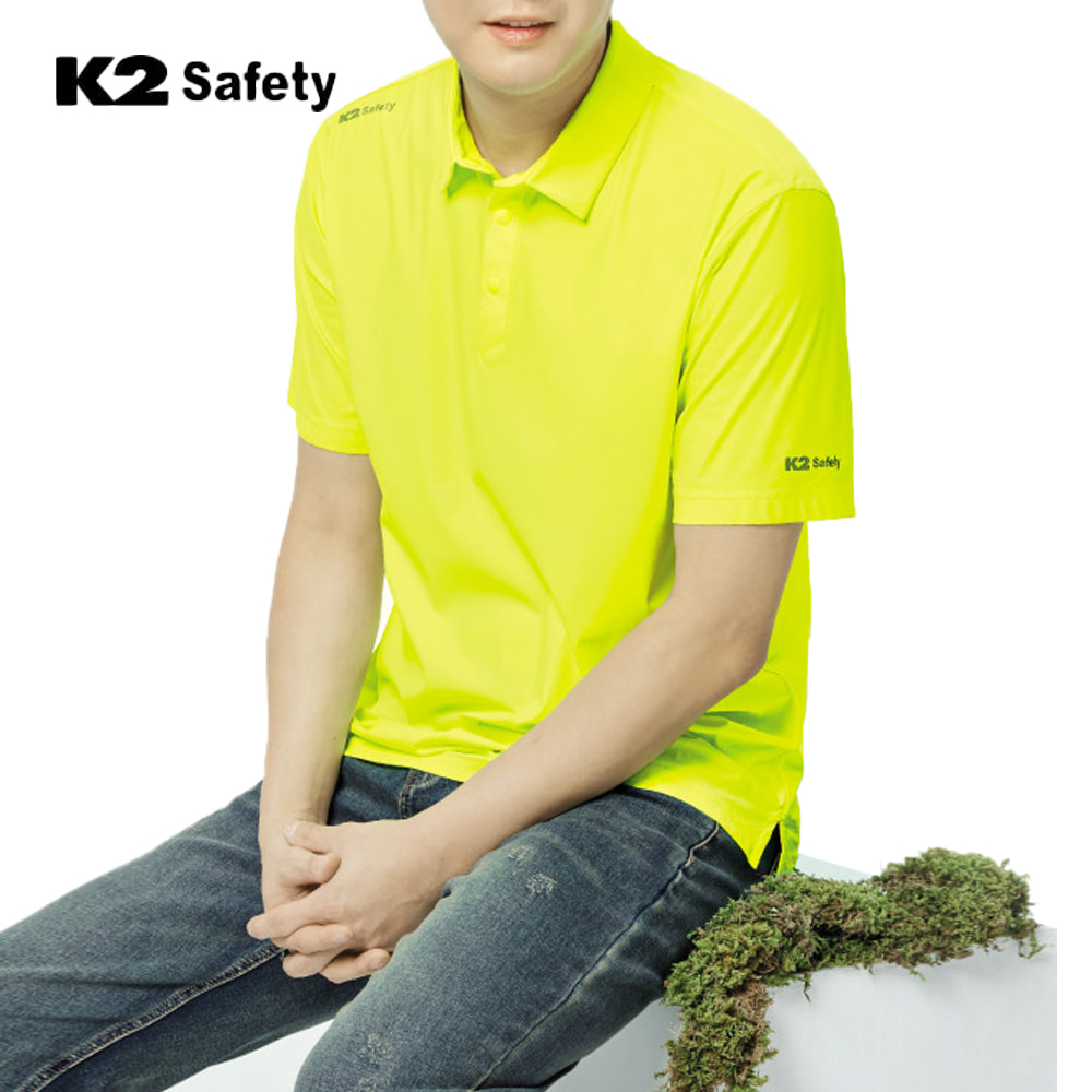 K2세이프티 TS-2203 반팔 쿨링 근무복 여름 티셔츠