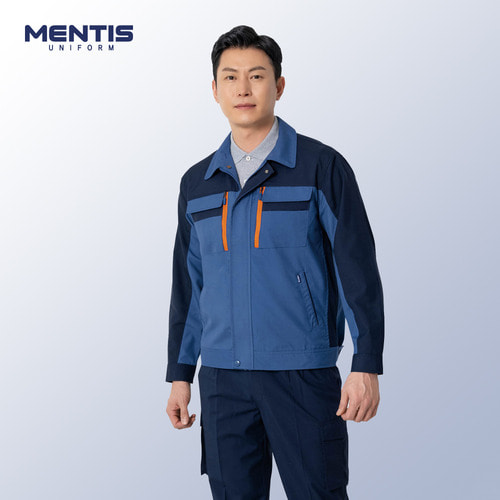 멘티스 MT-728 작업복 근무복 세트 봄 가을 반사띠 편한 스판 망사
